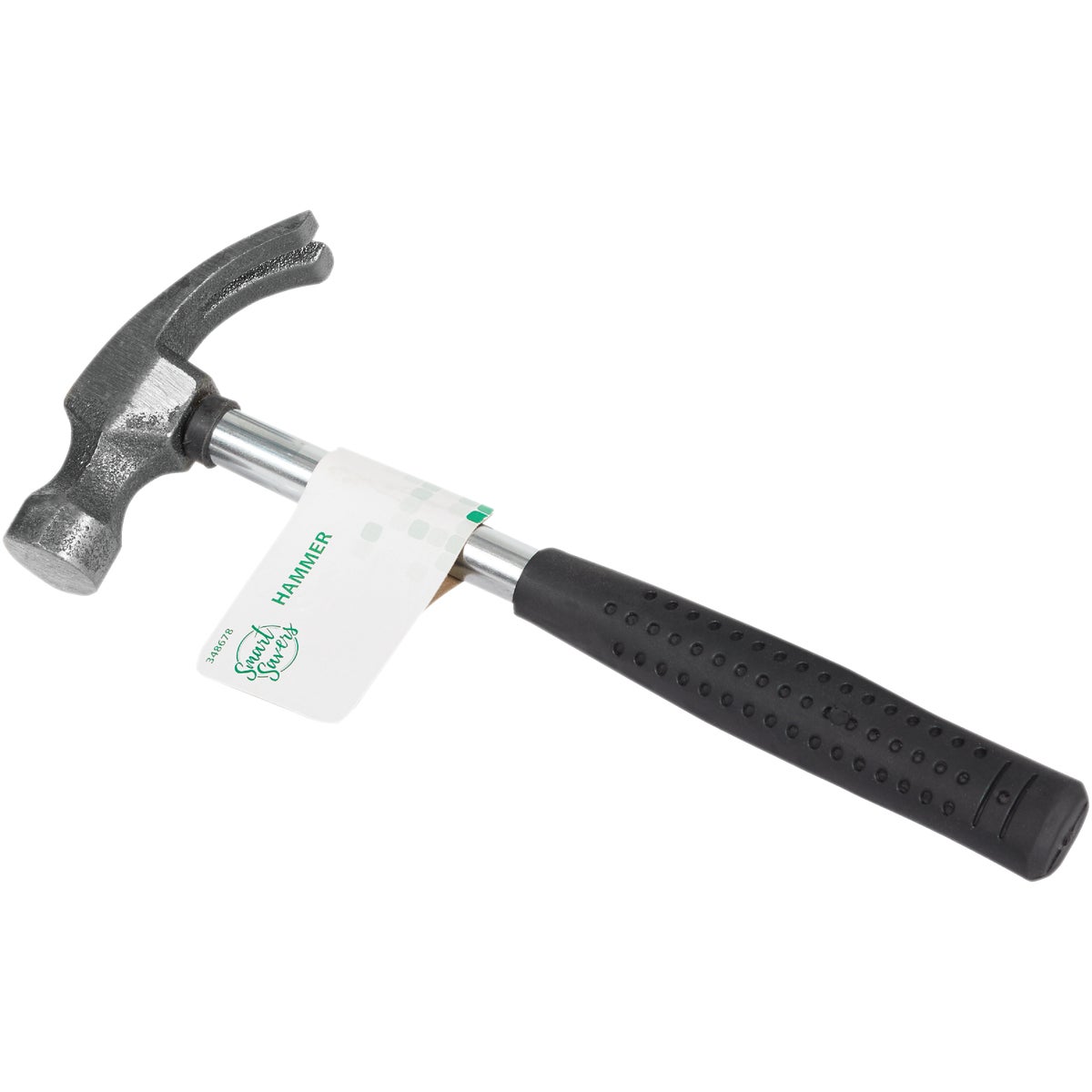 Smart Savers 8 Oz. Smooth-Face Curved Claw Hammer with Steel Handle
