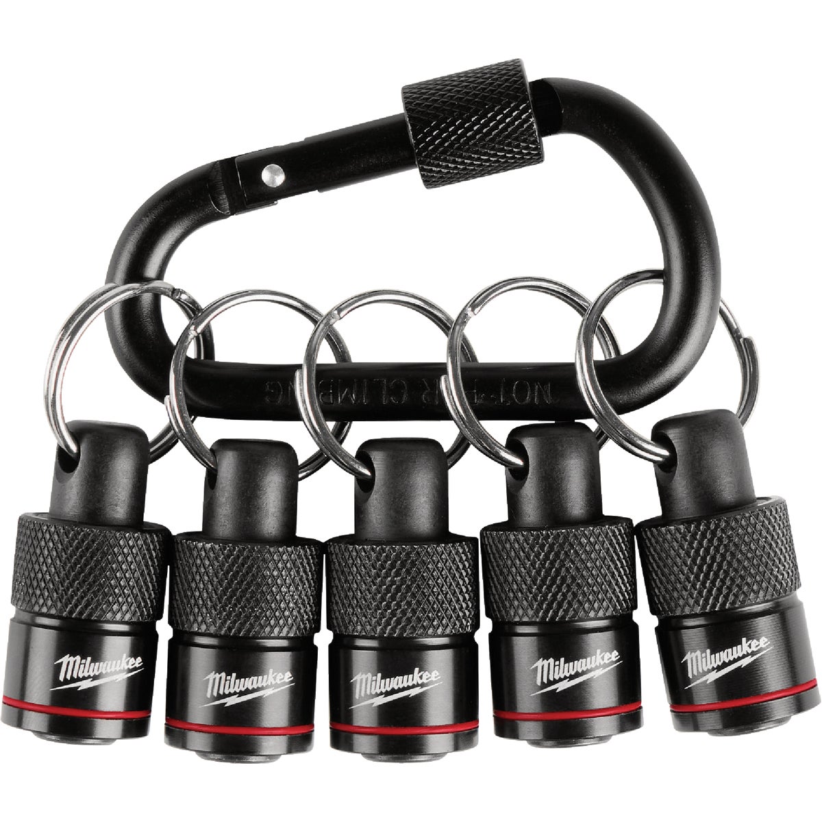 Milwaukee Bit Holder with Carabiner (5-Piece)