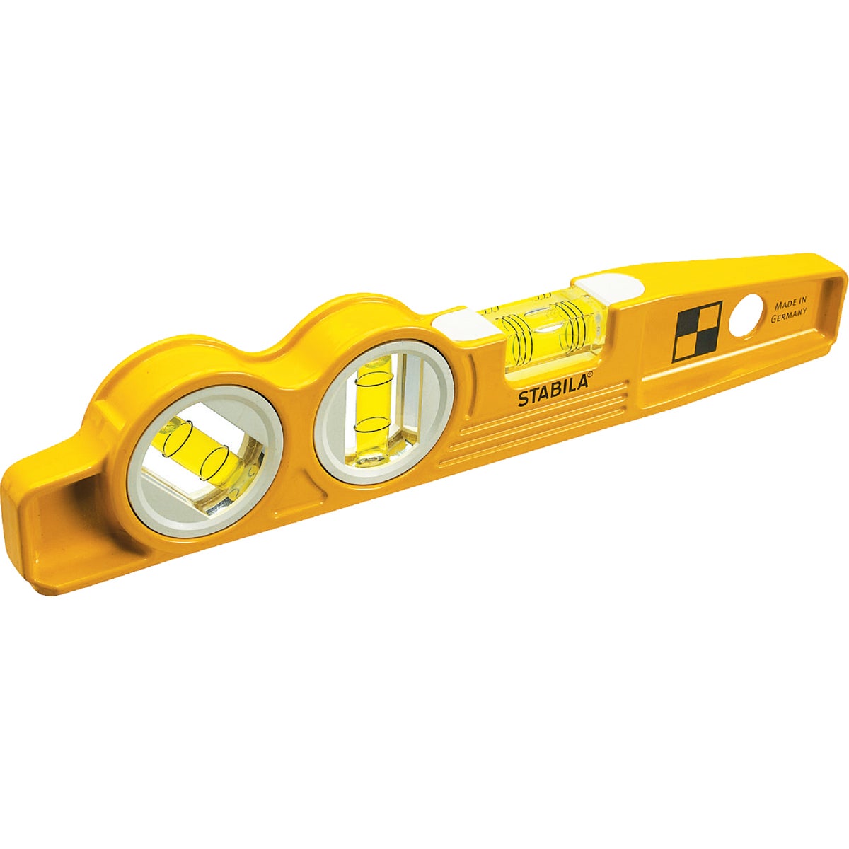 Stabila 10 In. Aluminum Magnetic V-Groove Torpedo Level