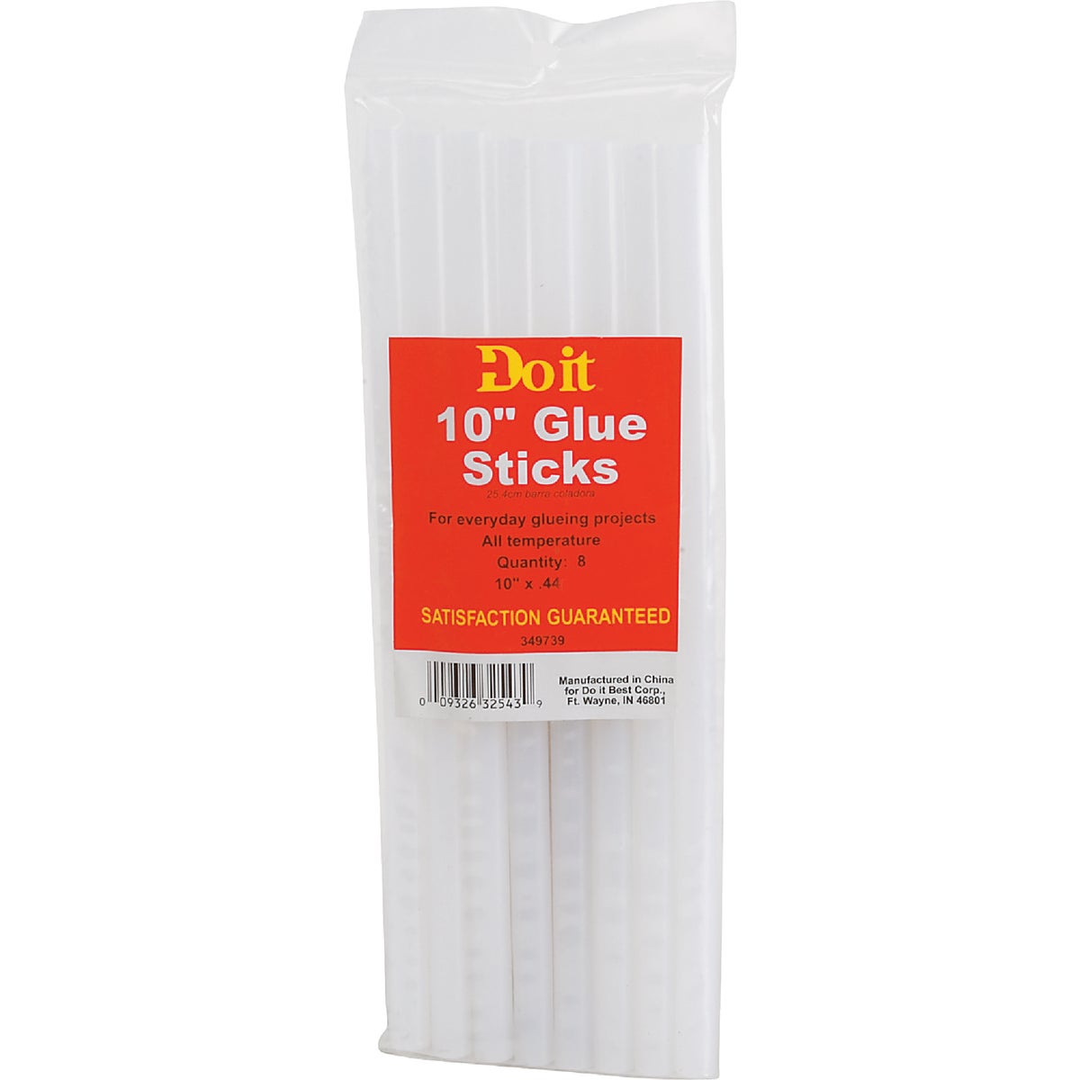 Do it 10 In. Standard Clear Hot Melt Glue (8-Pack)