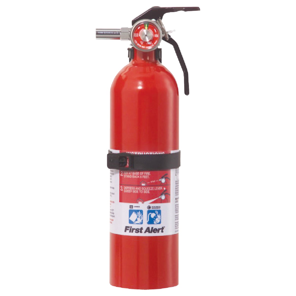 First Alert 5-B:C Rechargeable Recreation Fire Extinguisher