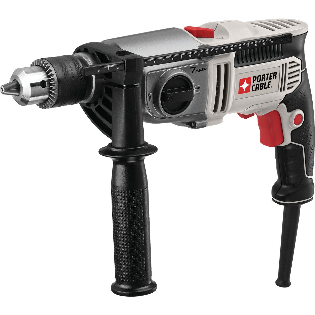 Porter Cable 1/2 In. Keyed 7.0-Amp VSR 2-Speed Electric Hammer Drill