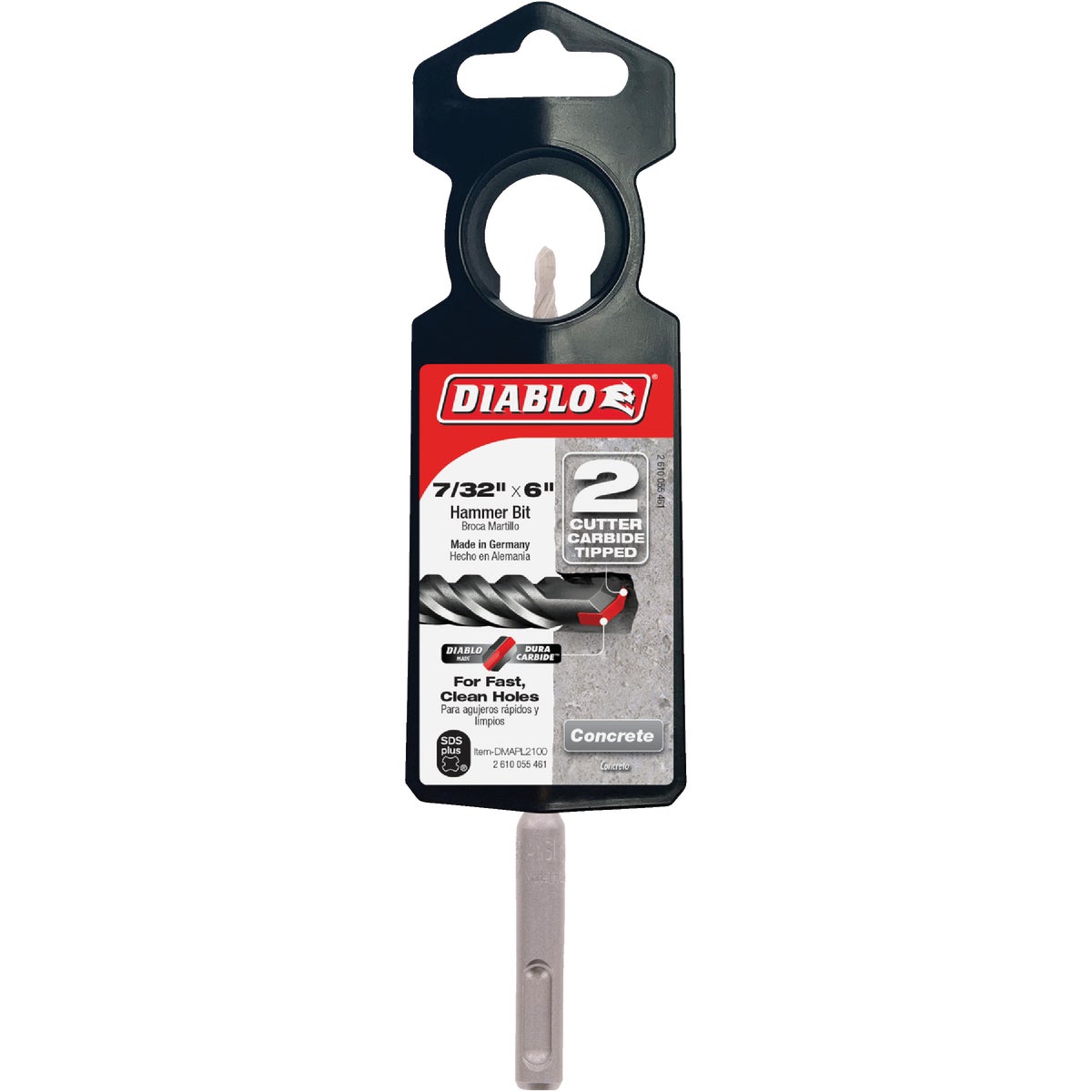 Diablo SDS-Plus 7/32 In. x 6 In. Carbide-Tipped Rotary Hammer Drill Bit
