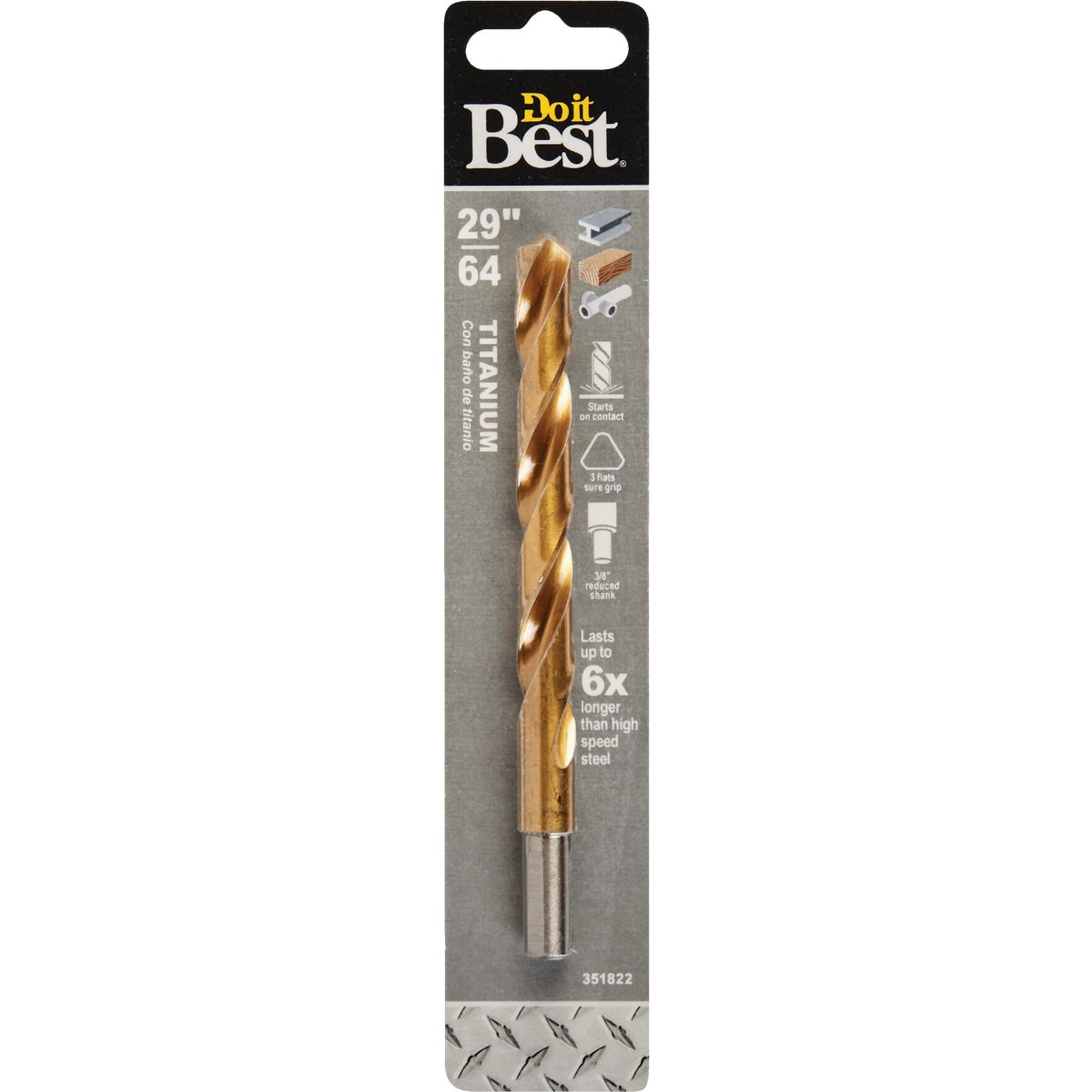 29/64″ TITANUM DRILL BIT