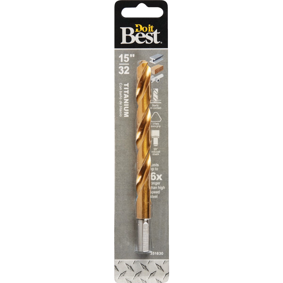 15/32″ TITANUM DRILL BIT