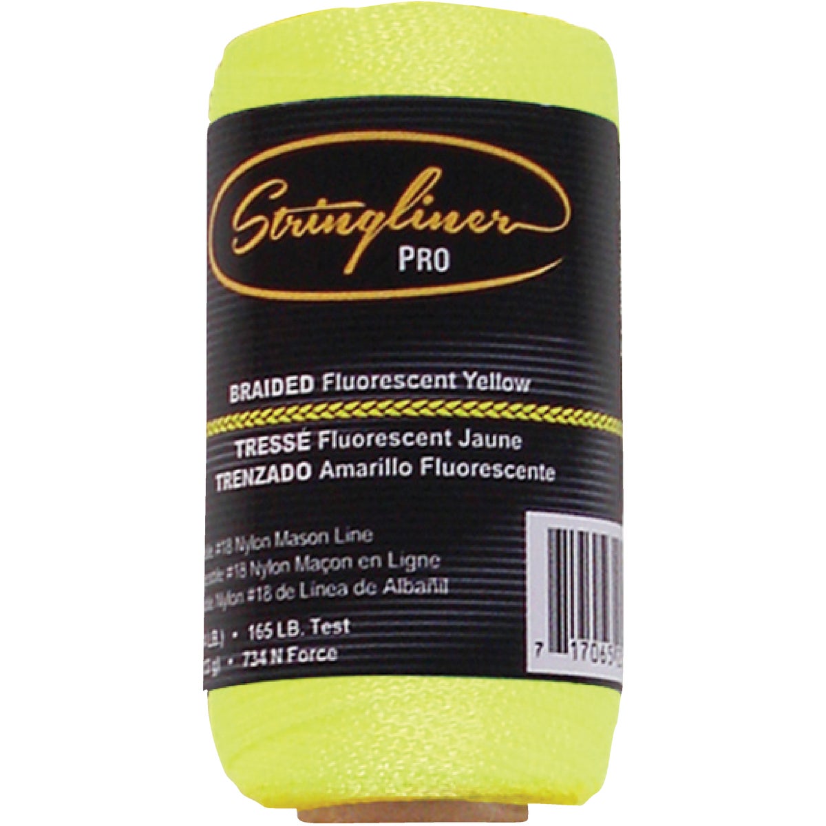 Stringliner 250 Ft. Fluorescent Yellow Braided Nylon Mason Line