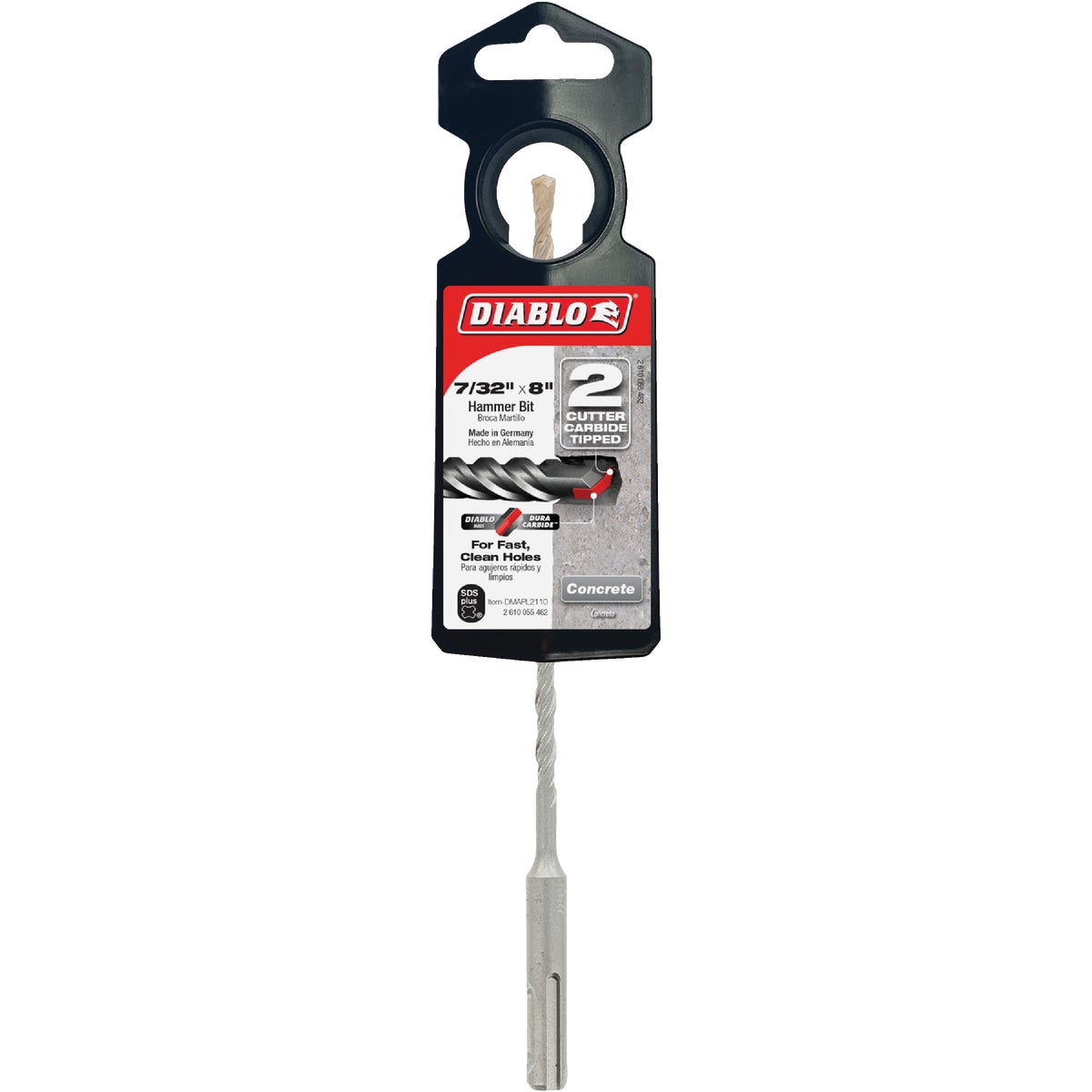 Diablo SDS-Plus 7/32 In. x 8 In. Carbide-Tipped Rotary Hammer Drill Bit