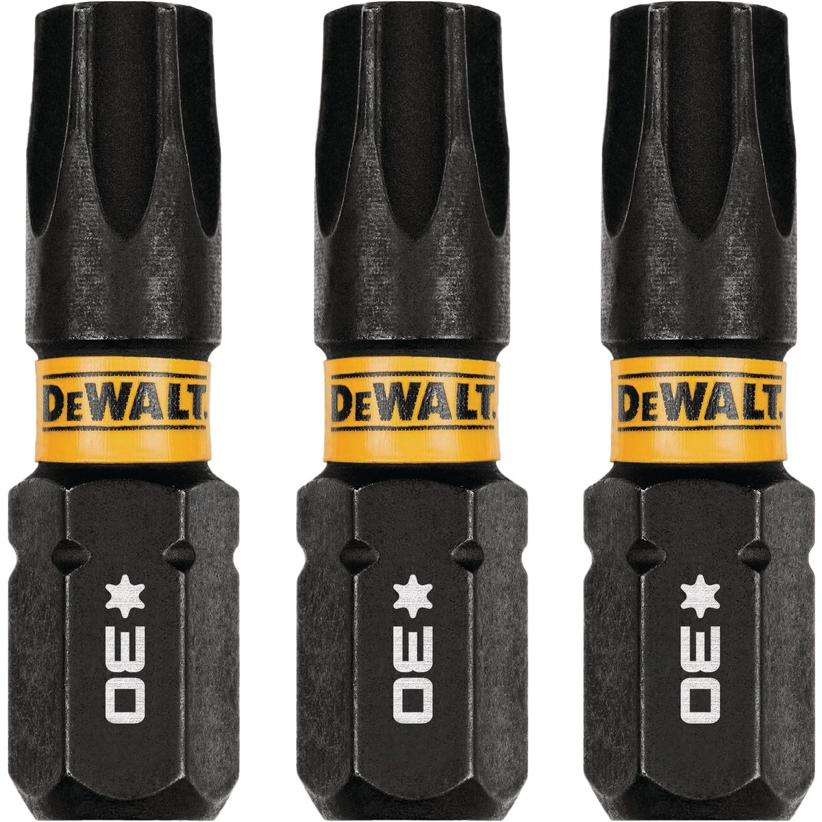 Dewalt FlexTorq 1 In. T30 Torx Impact Screwdriver Bit (3-Pack)
