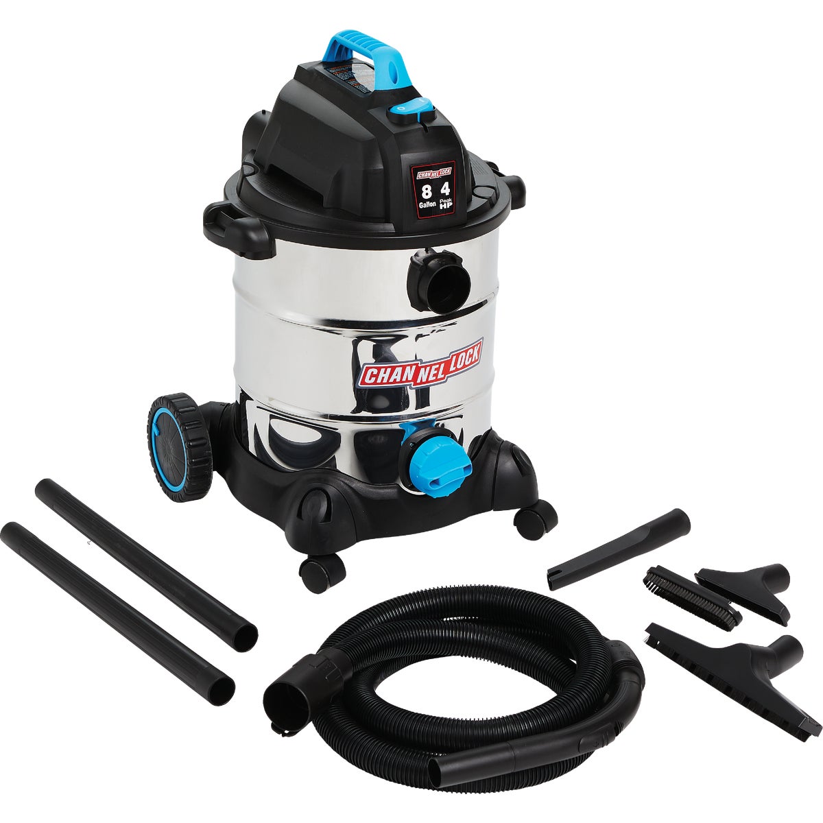 8GAL SS 4HP WET/DRY VAC