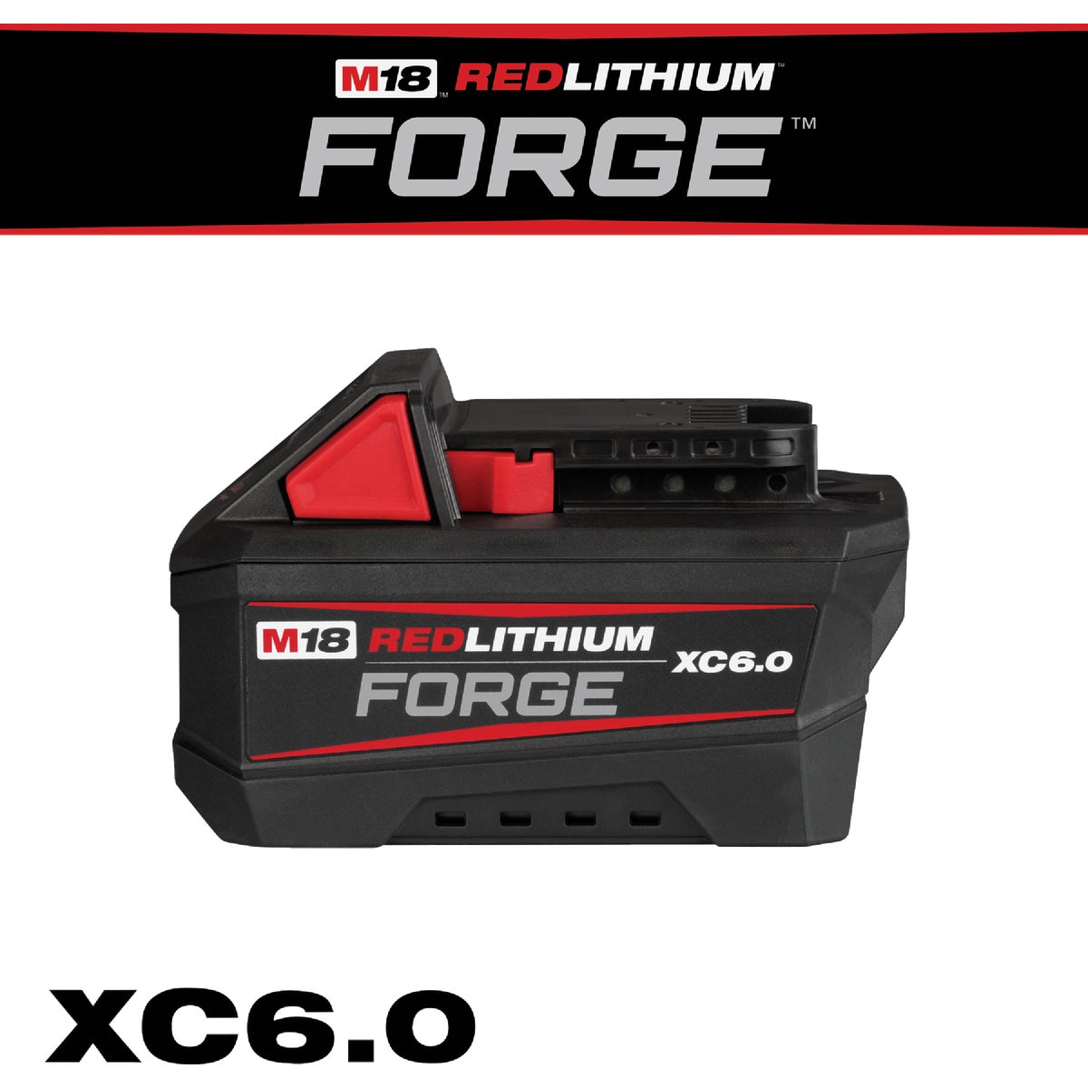 Milwaukee M18 REDLITHIUM FORGE XC6.0 Lithium-Ion 6.0 Ah Battery Pack