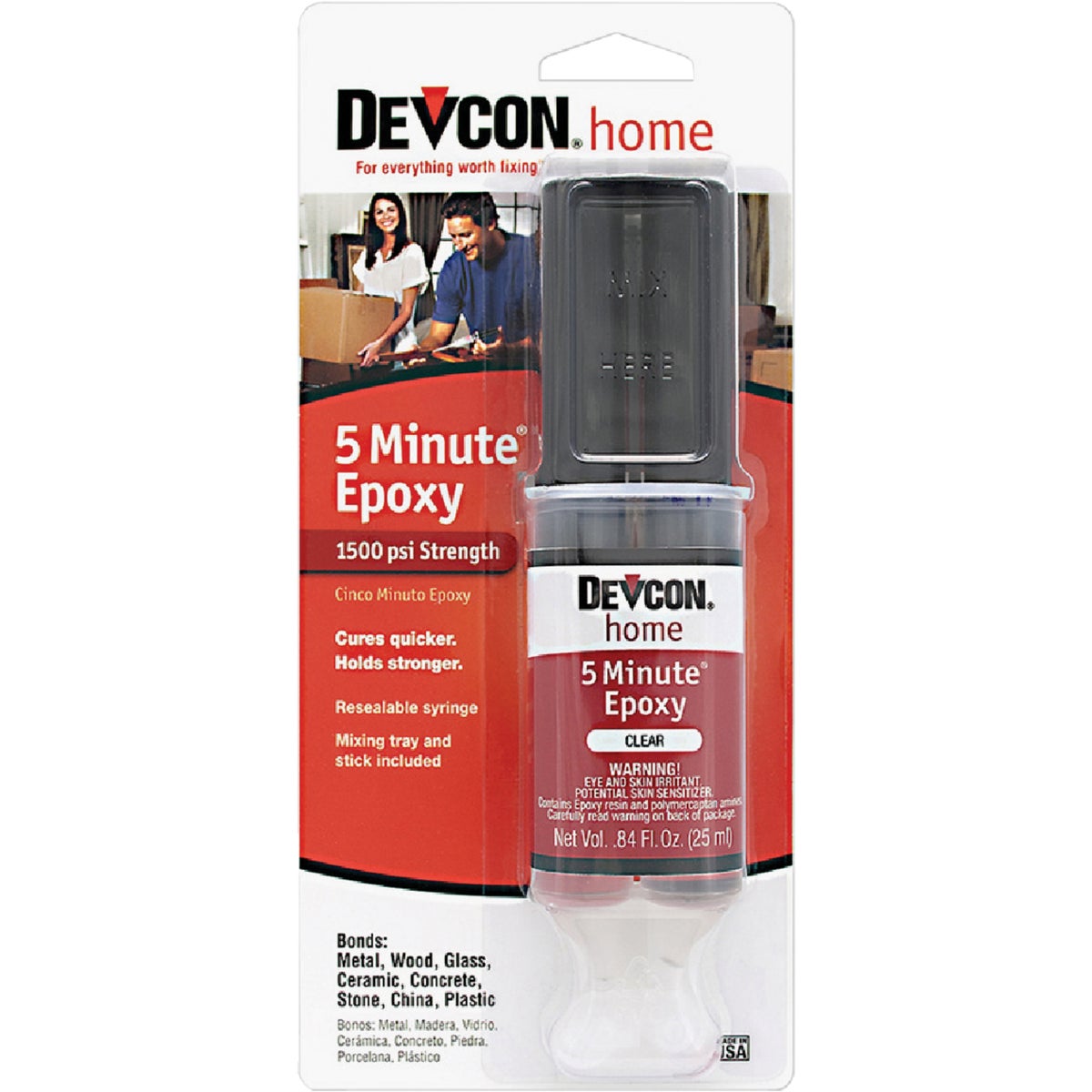 1OZ 5-MIN EPOXY SYRINGE