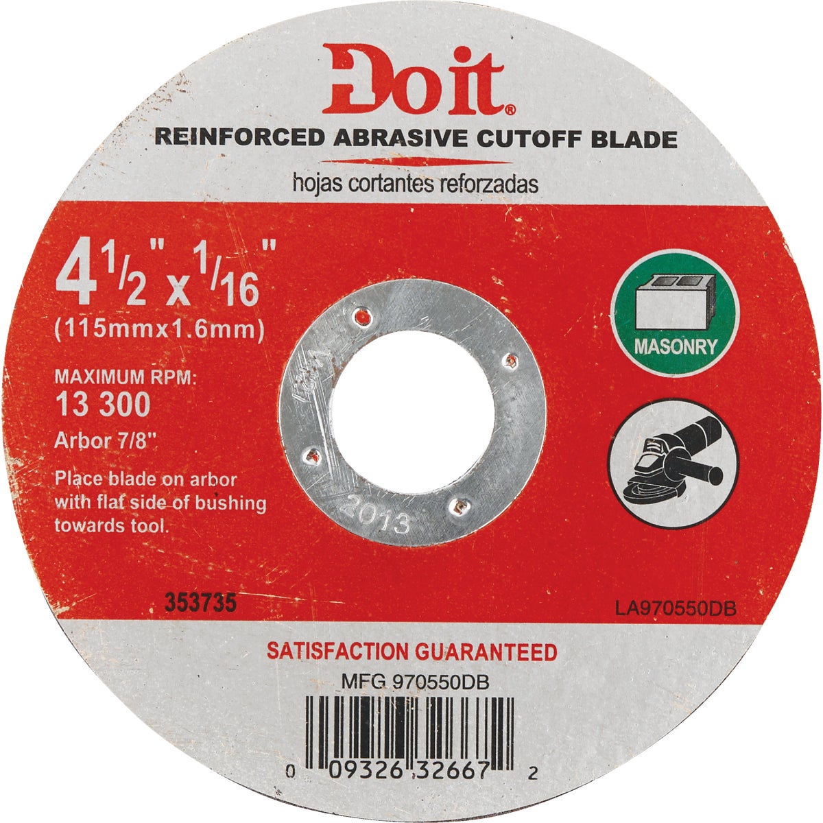 4-1/2″ MASONRY CUT WHEEL