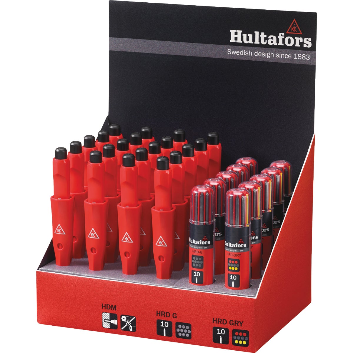 Hultafors Carpenter Pencil Display