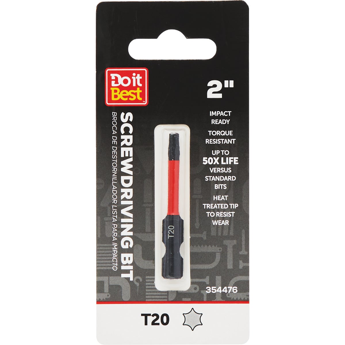 Do it Best 2 In. T20 Torx Impact Ready Screwdriver Bit