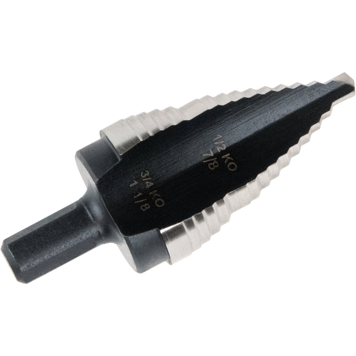 Irwin Unibit 7/8 In. & 1-1/8 In. #9 Step Drill Bit, 2 Steps