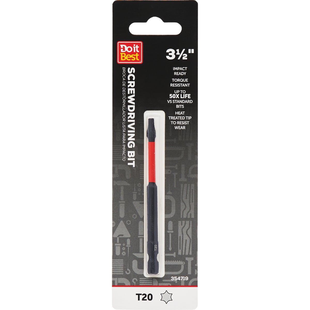 Do it Best 3.5 In. T20 Torx Impact Ready Screwdriver Bit