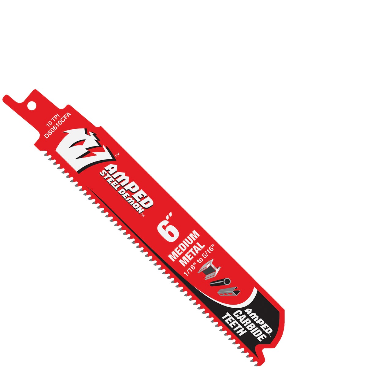 Diablo Steel Demon 6 In. Medium (1/16 in. - 5/16 in.) Metal Reciprocating Saw Blade