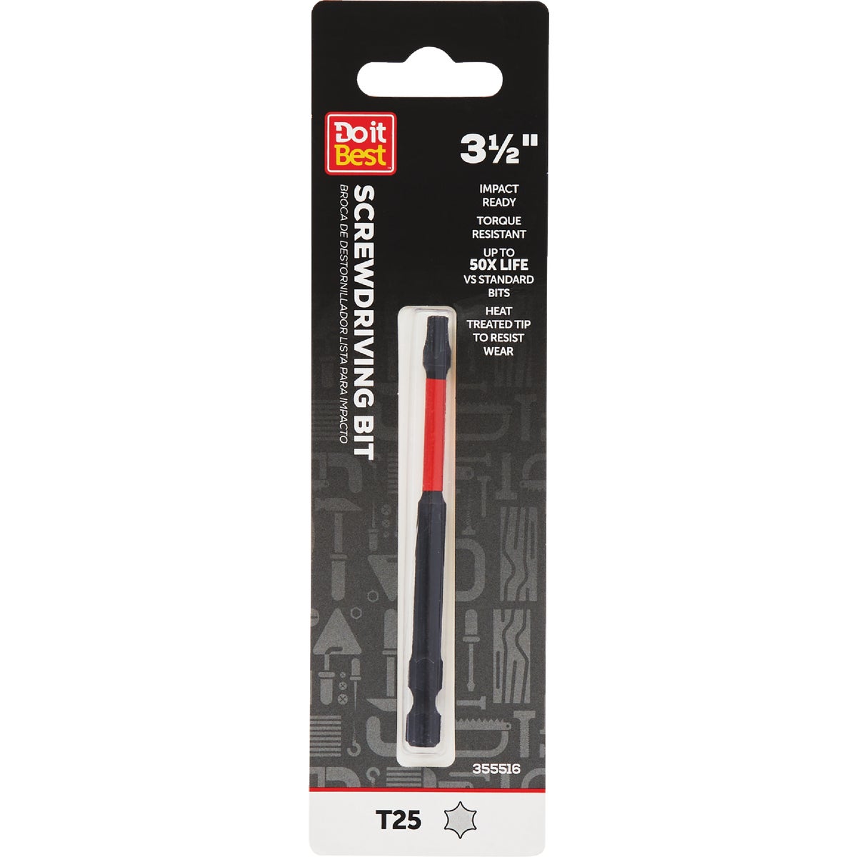 Do it Best 3.5 In. T25 Torx Impact Ready Screwdriver Bit