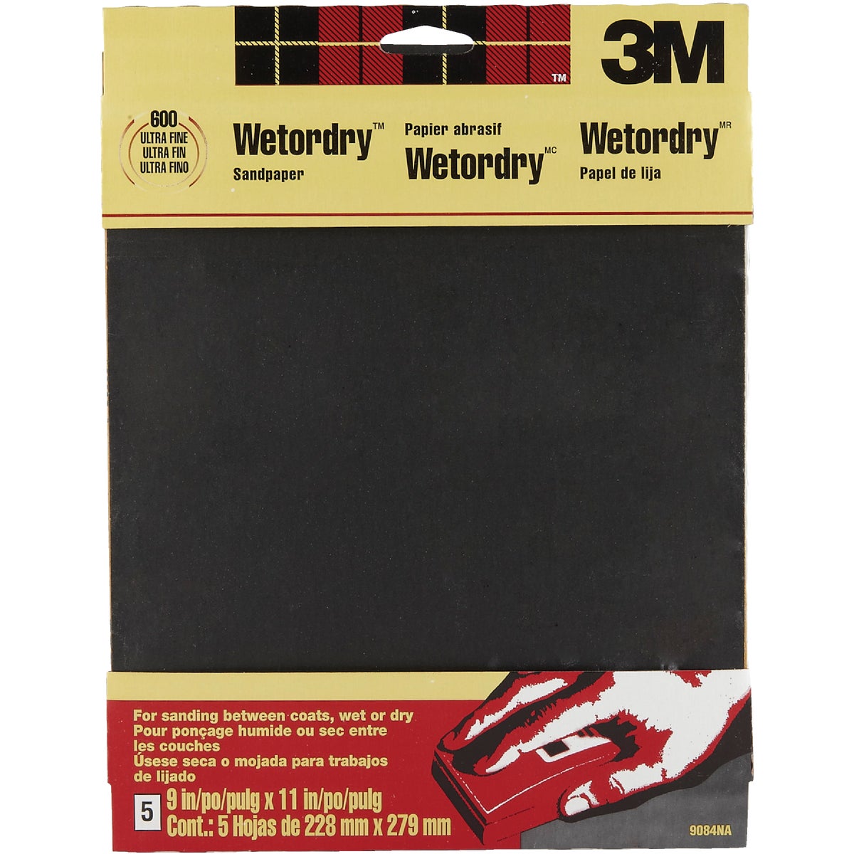 5PK UFINE WET SANDPAPER