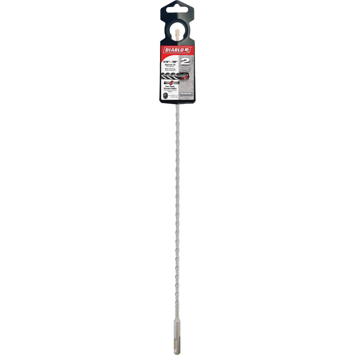 Diablo SDS-Plus 1/4 In. x 18 In. Carbide-Tipped Rotary Hammer Drill Bit