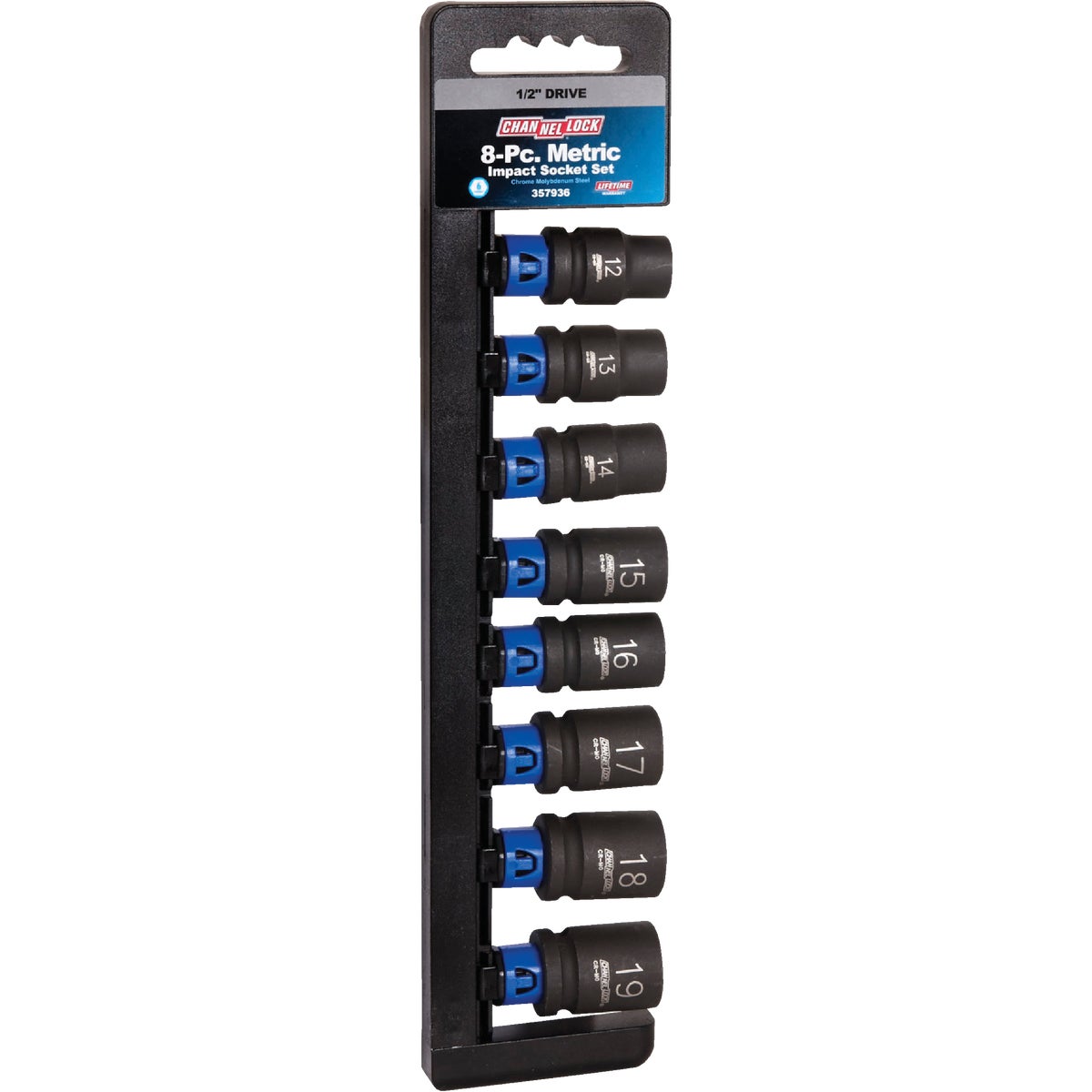 8PC 1/2 M IMP SOCKET SET