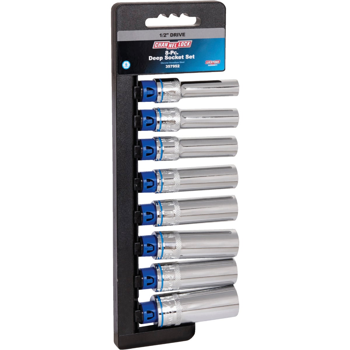 8PC 1/2DP MET SOCKET SET