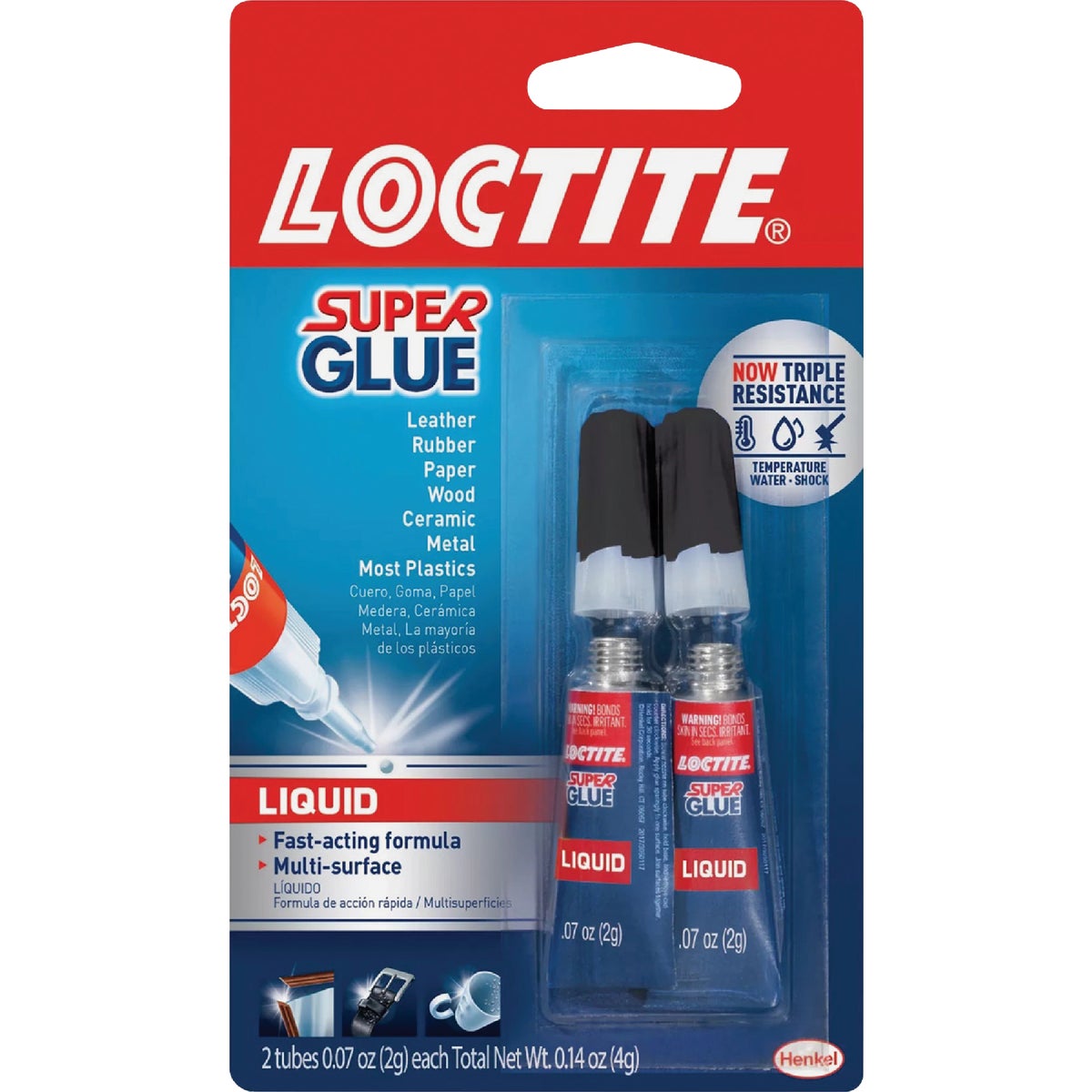 LOCTITE 0.07 Oz. Liquid Super Glue (2-Pack)