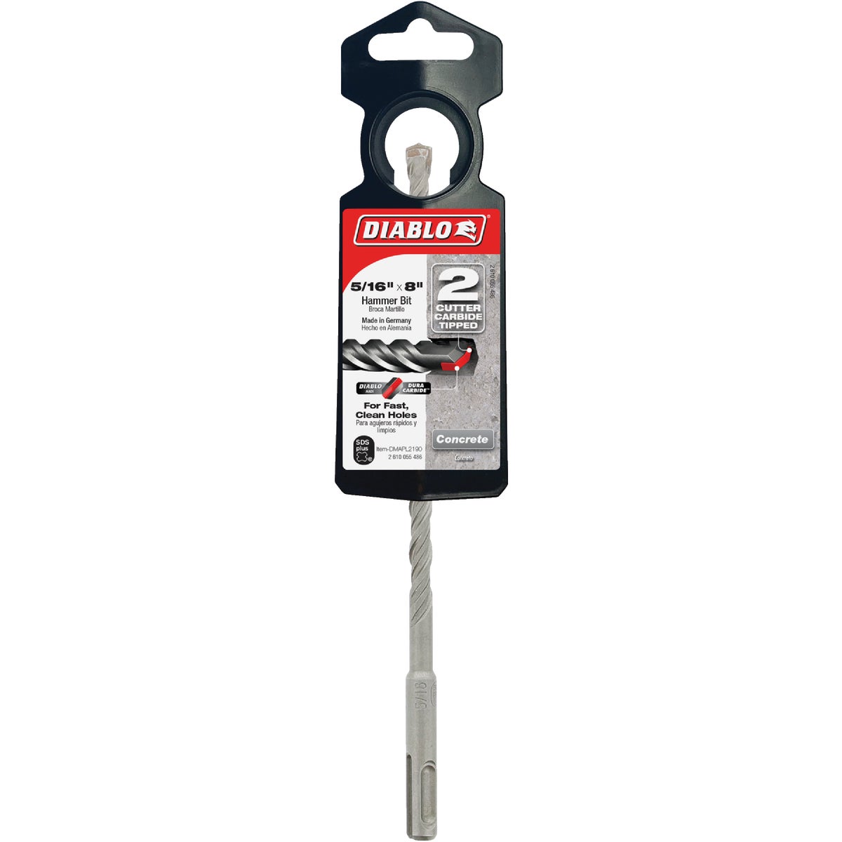 Diablo SDS-Plus 5/16 In. x 8 In. Carbide-Tipped Rotary Hammer Drill Bit