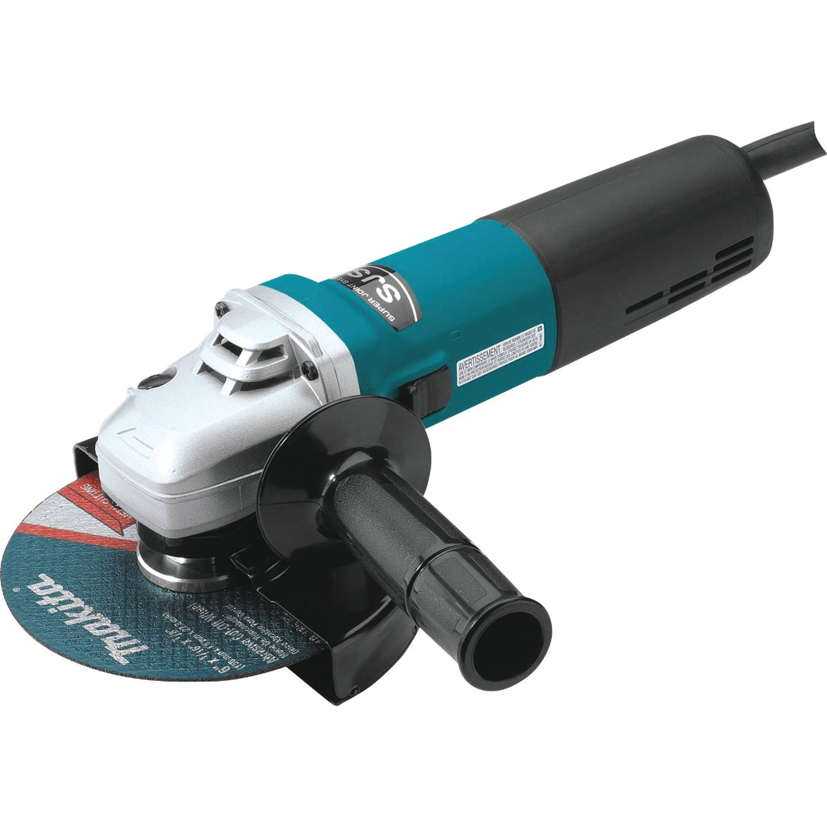 Makita 6 In. 13-Amp SJS High-Power Angle Grinder with Lock On