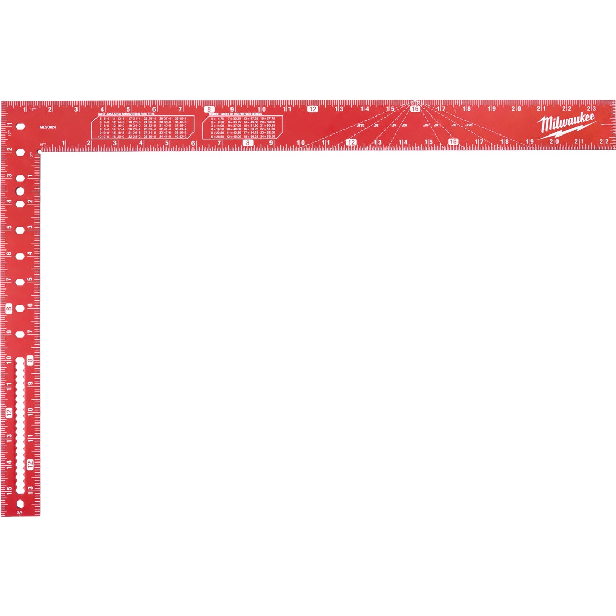 Milwaukee 16 In. x 24 In. Aluminum Carpenter's Square