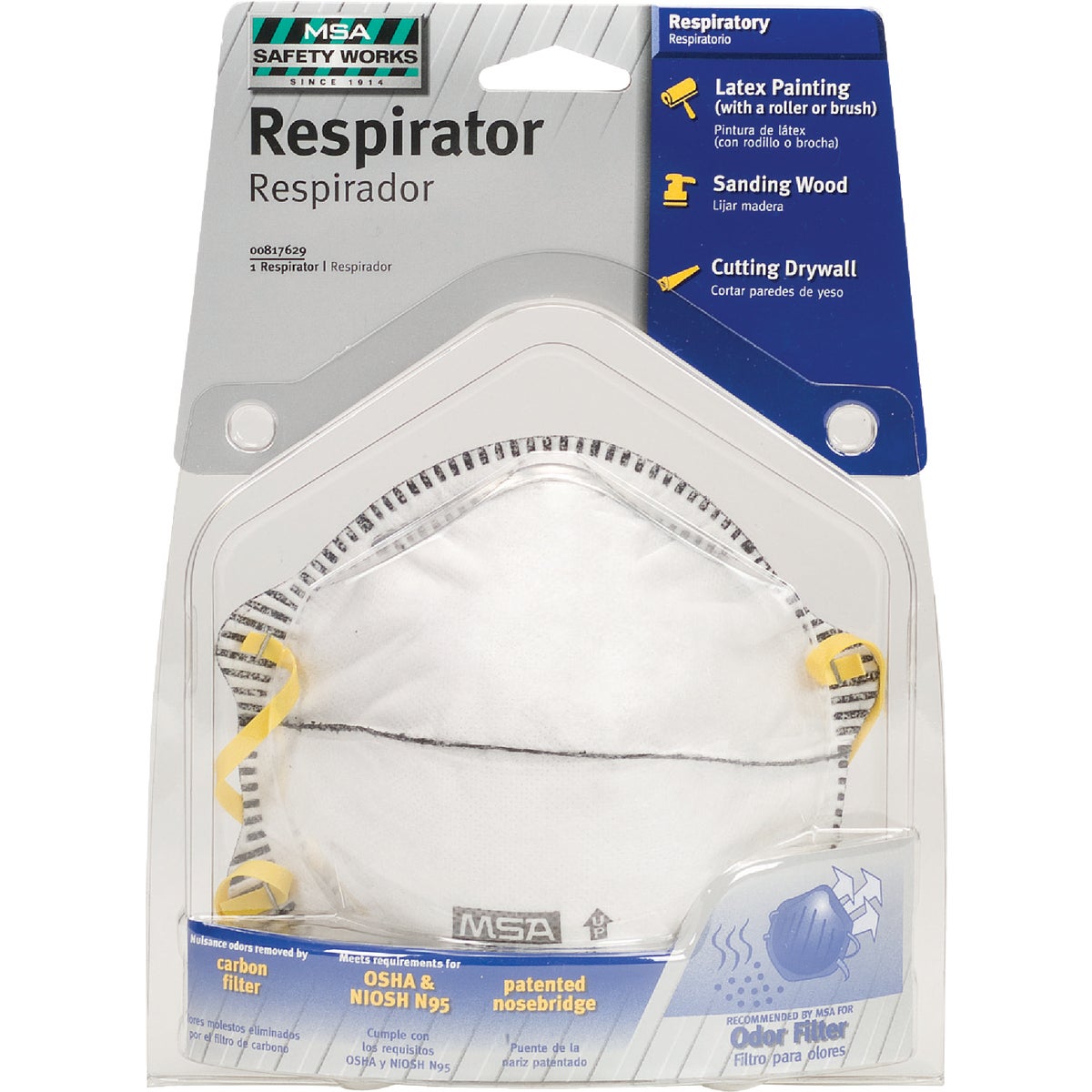 Safety Works N95 Harmful Dust Respirator with Odor Filter