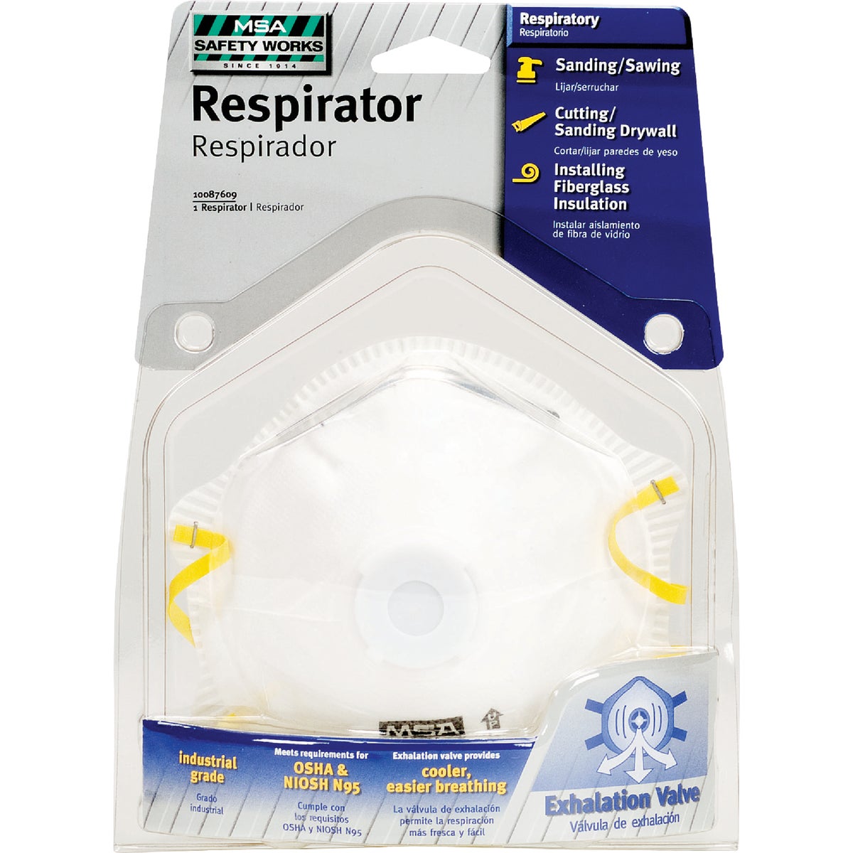 Safety Works N95 Harmful Dust Respirator with Valve (2-Pack)