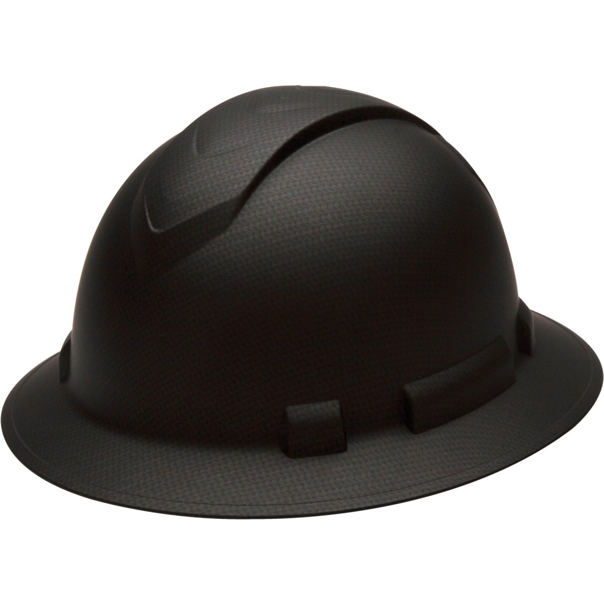 Pyramex Ridgeline Black Graphite Ratcheting Full Brim Hard Hat