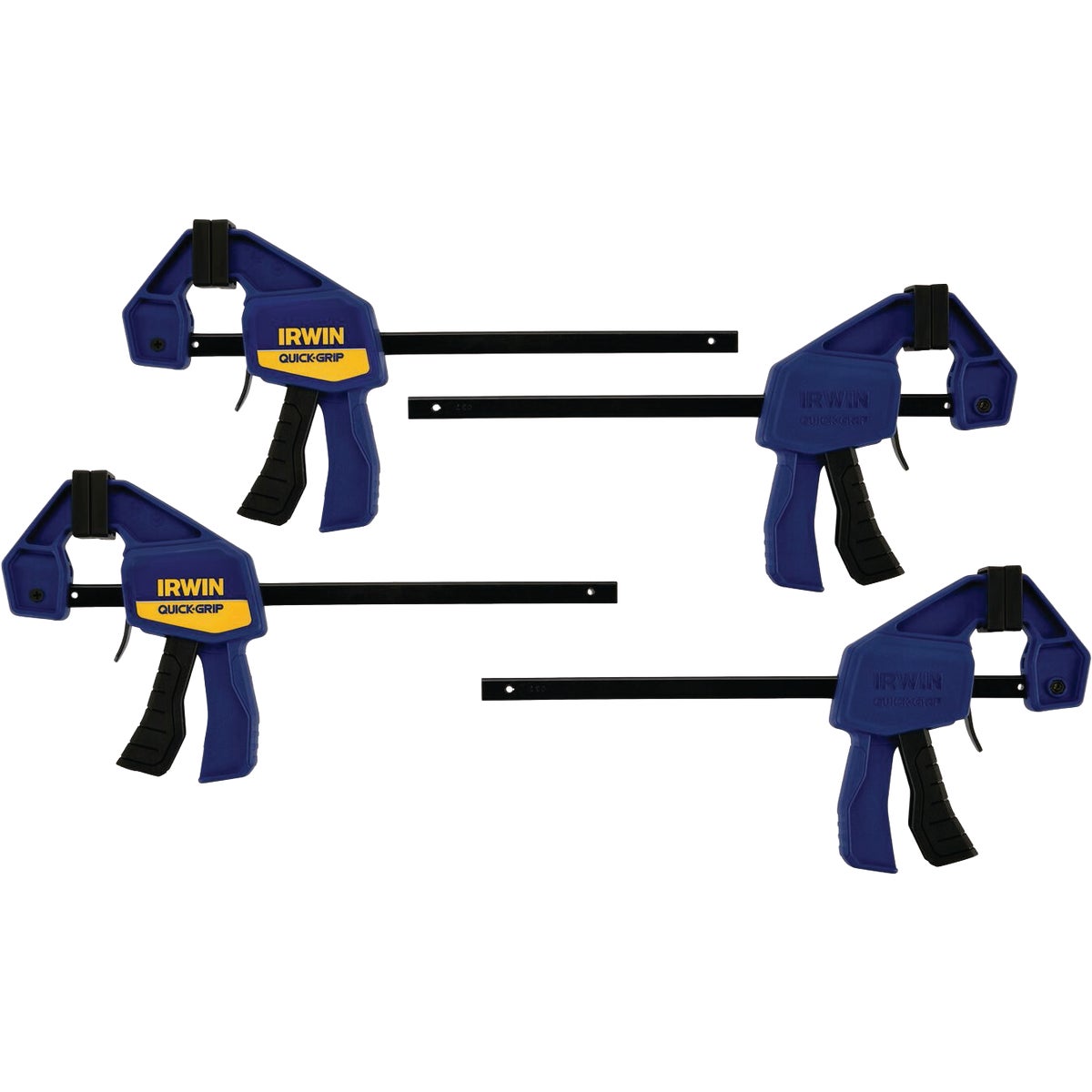 Irwin Quick-Grip 6 In. One-Handed Mini Bar Clamps (4-Pack)