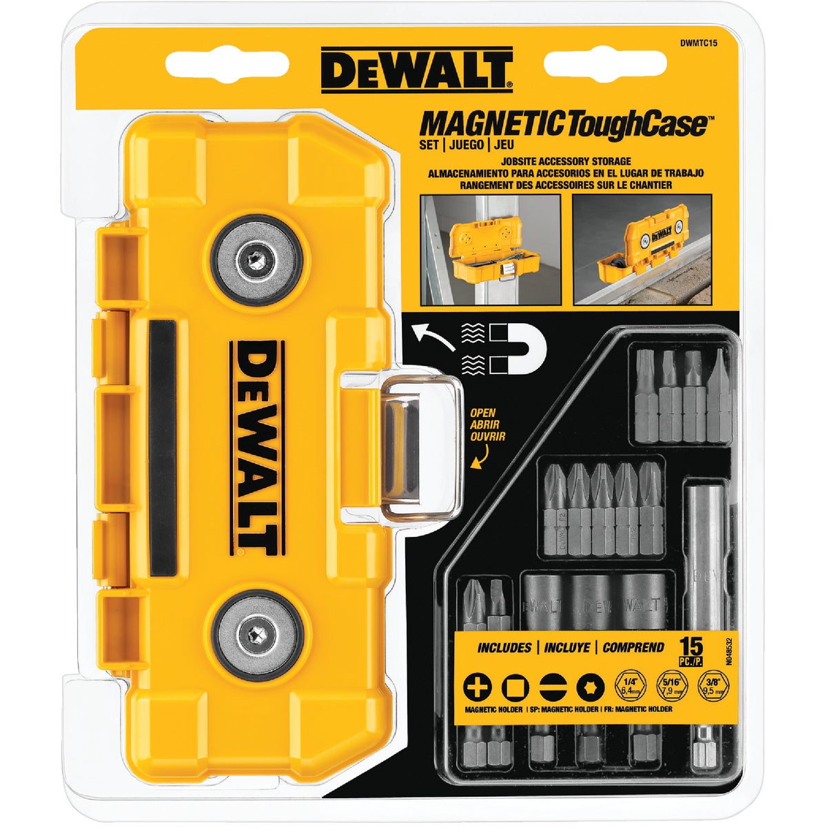 DEWALT 15-Piece Screwdriver Bit Set