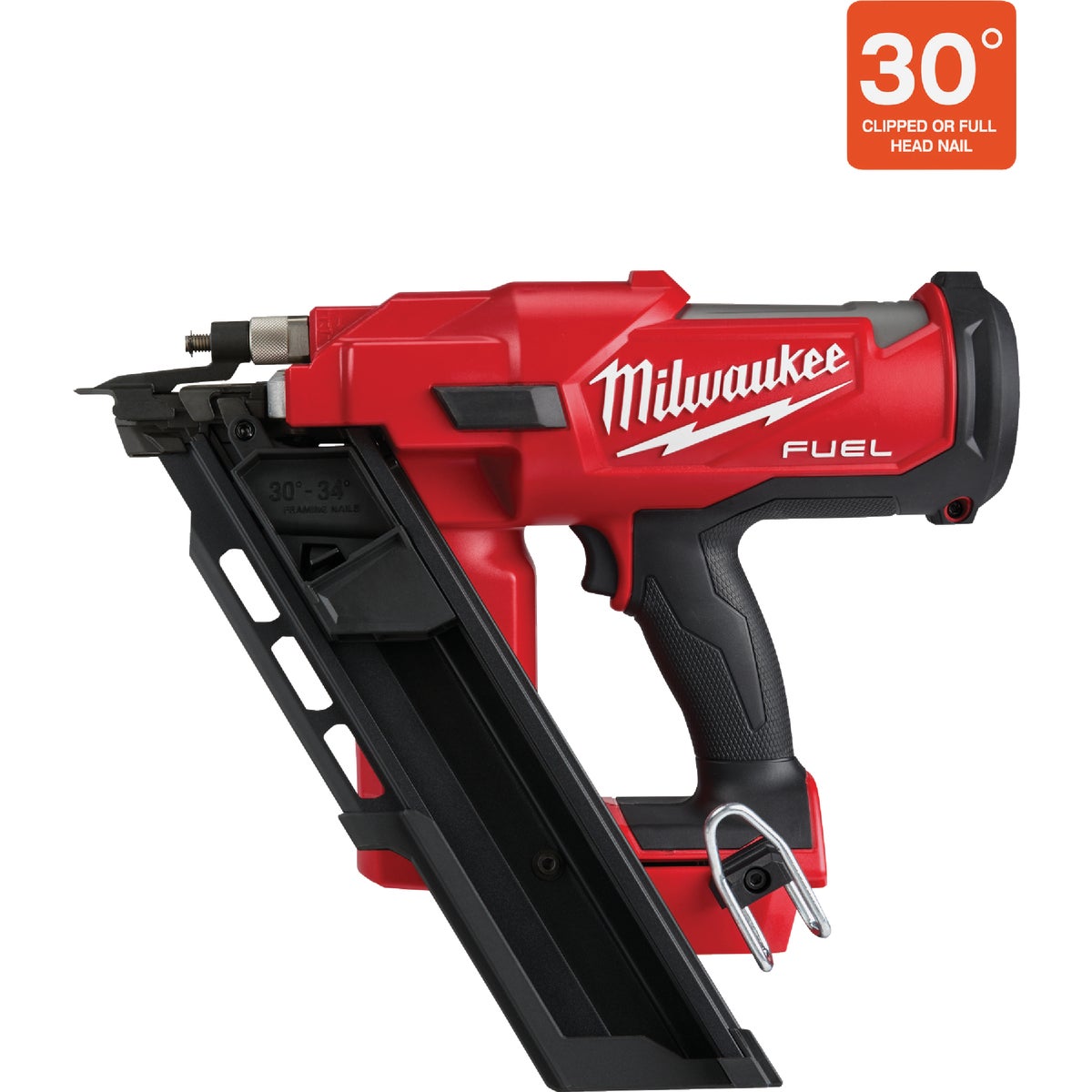 Milwaukee M18 FUEL 18-Volt Lithium-Ion Brushless 30 Degree Cordless Framing Nailer (Tool Only)