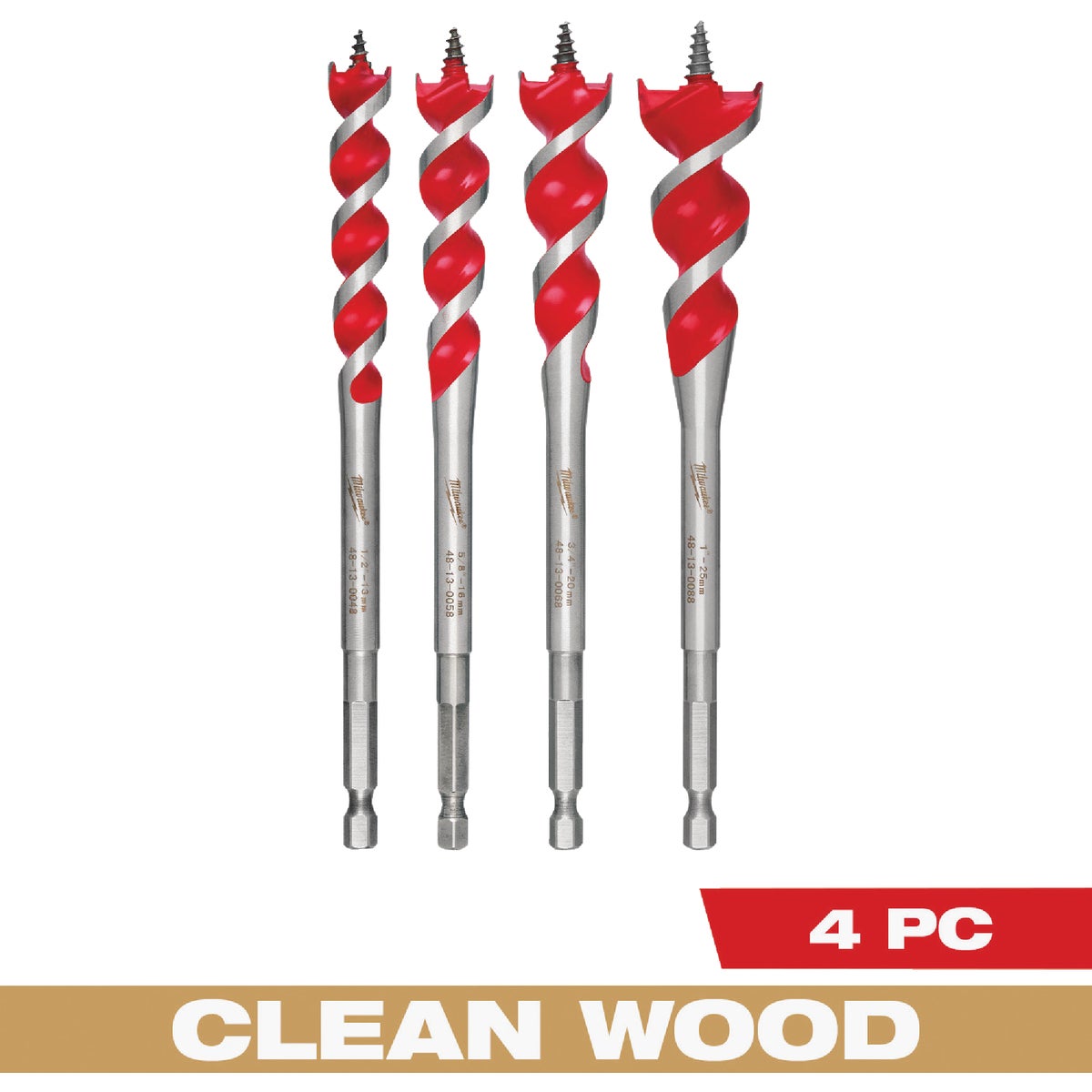 4PC SPEED FEED BIT SET