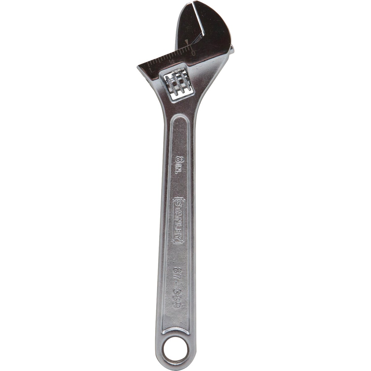 Stanley 8 In. Chrome Adjustable Wrench