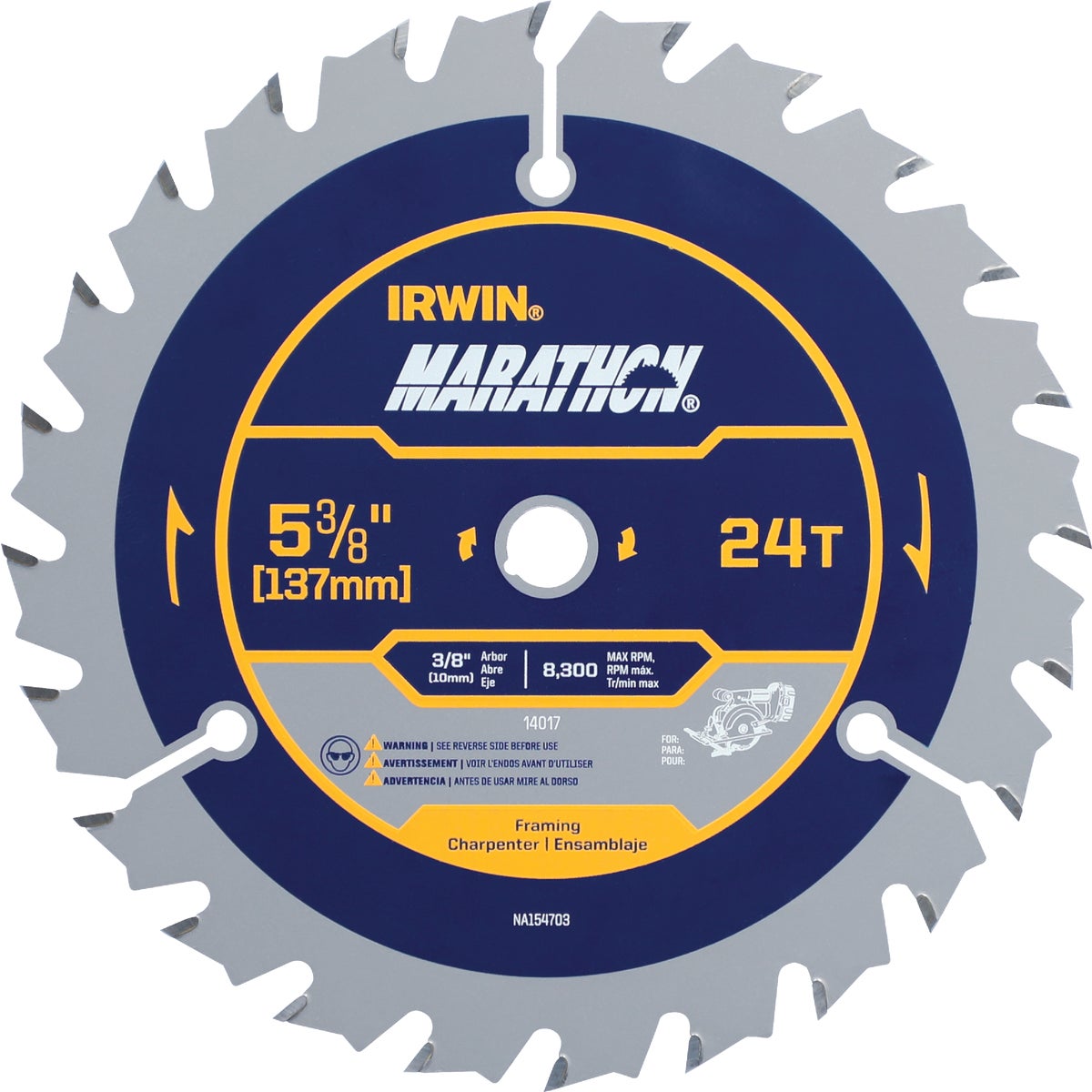 5-3/8″24T MARATHON BLADE