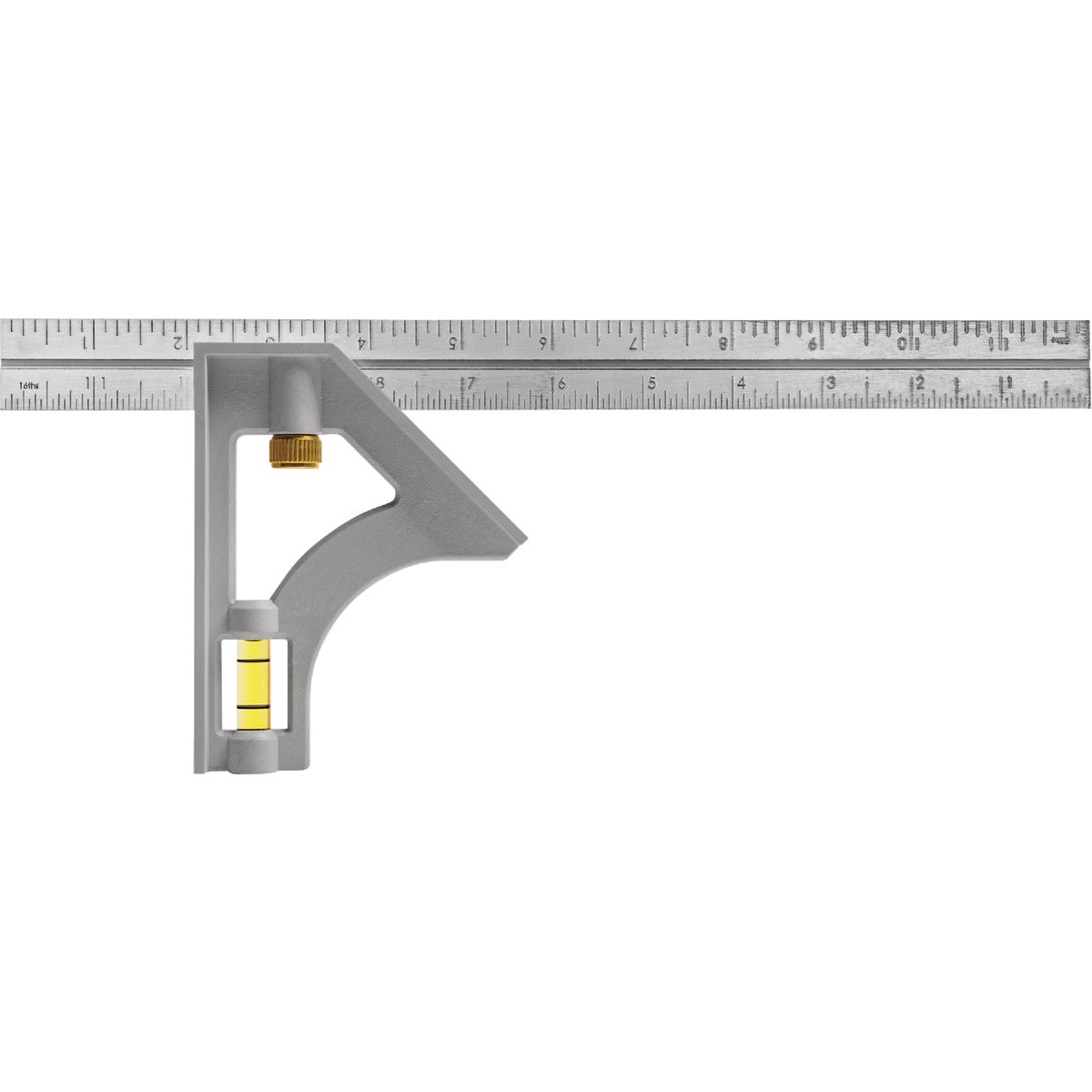 Johnson Level 12 In. English Structo-Cast Combination Square