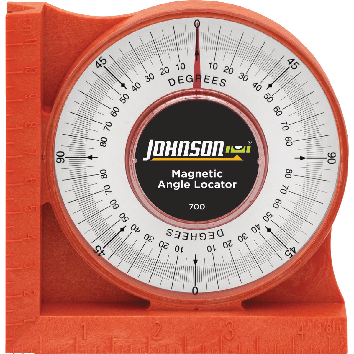 Johnson Level Plastic Magnetic Protractor Angle Locator