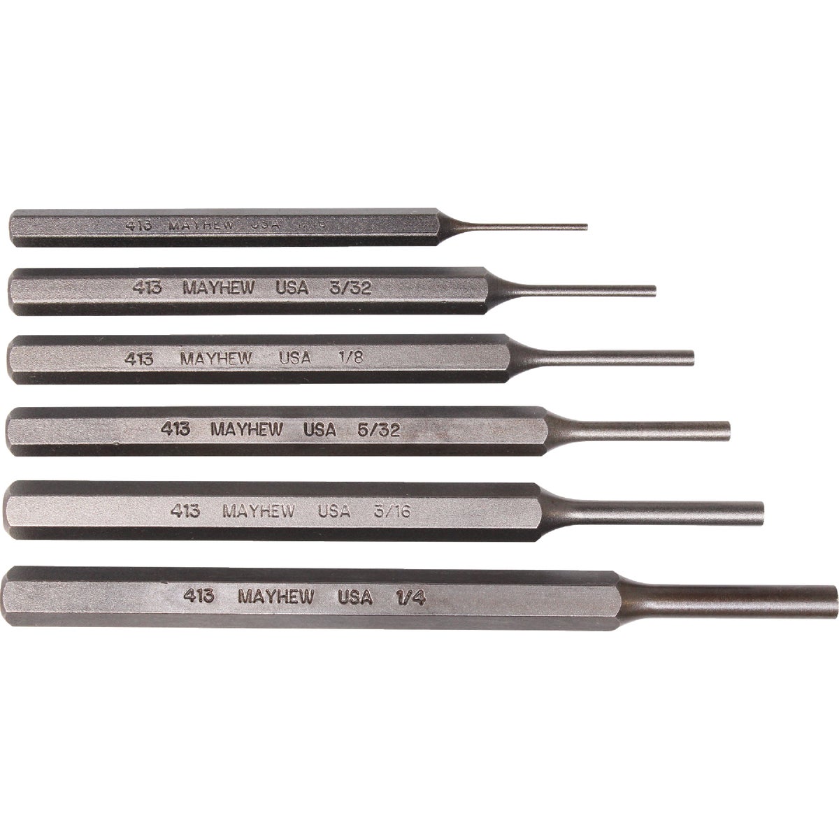 6PC PUNCH PIN SET