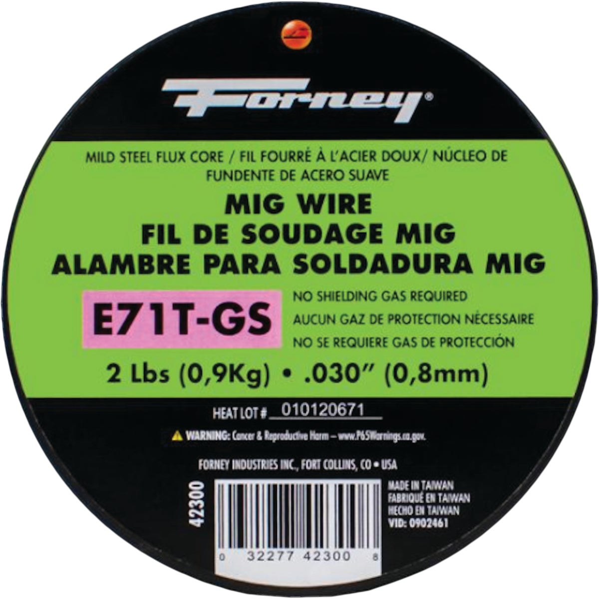 2LB .030 FLUX MIG WIRE