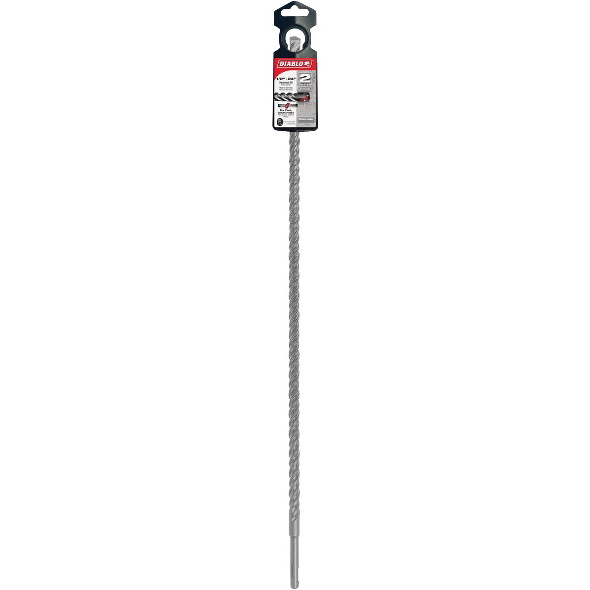 Diablo SDS-Plus 1/2 In. x 24 In. Carbide-Tipped Rotary Hammer Drill Bit