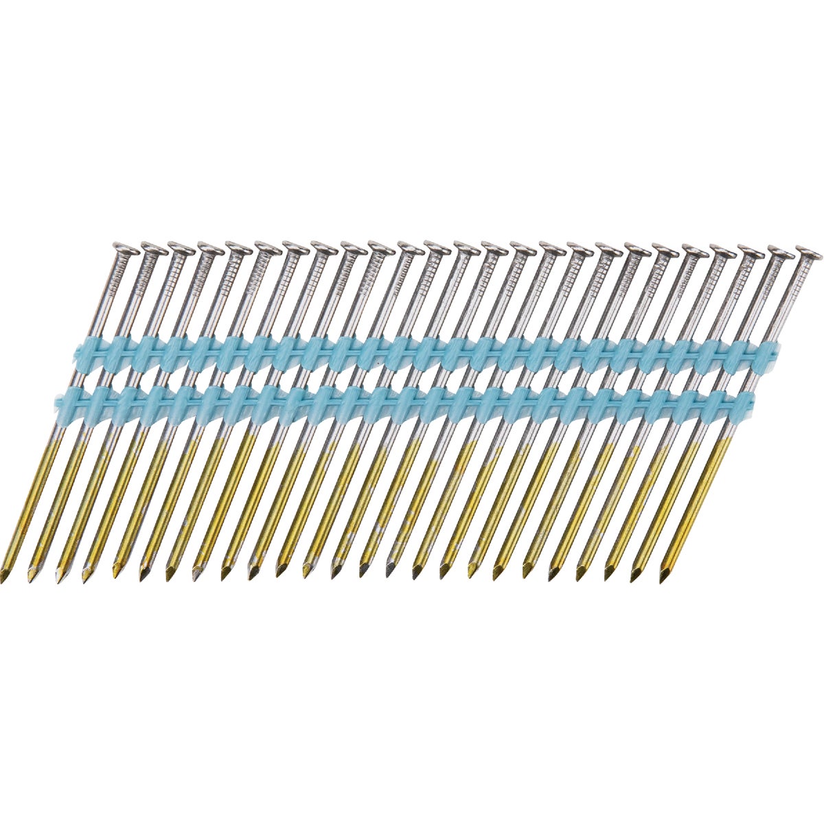 Pro-Fit 3-1/4 In. x 0.131 In. Plastic Strip Round Head Brite Framing Stick Nails (2000 Ct.)