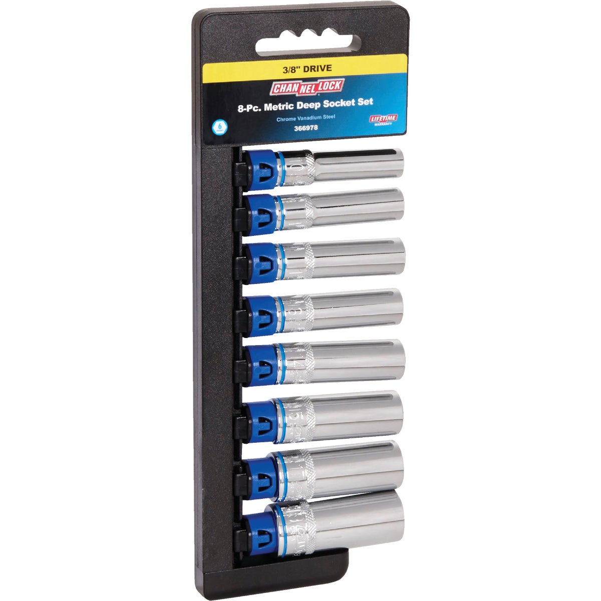 8PC 3/8″M DP SOCKET SET