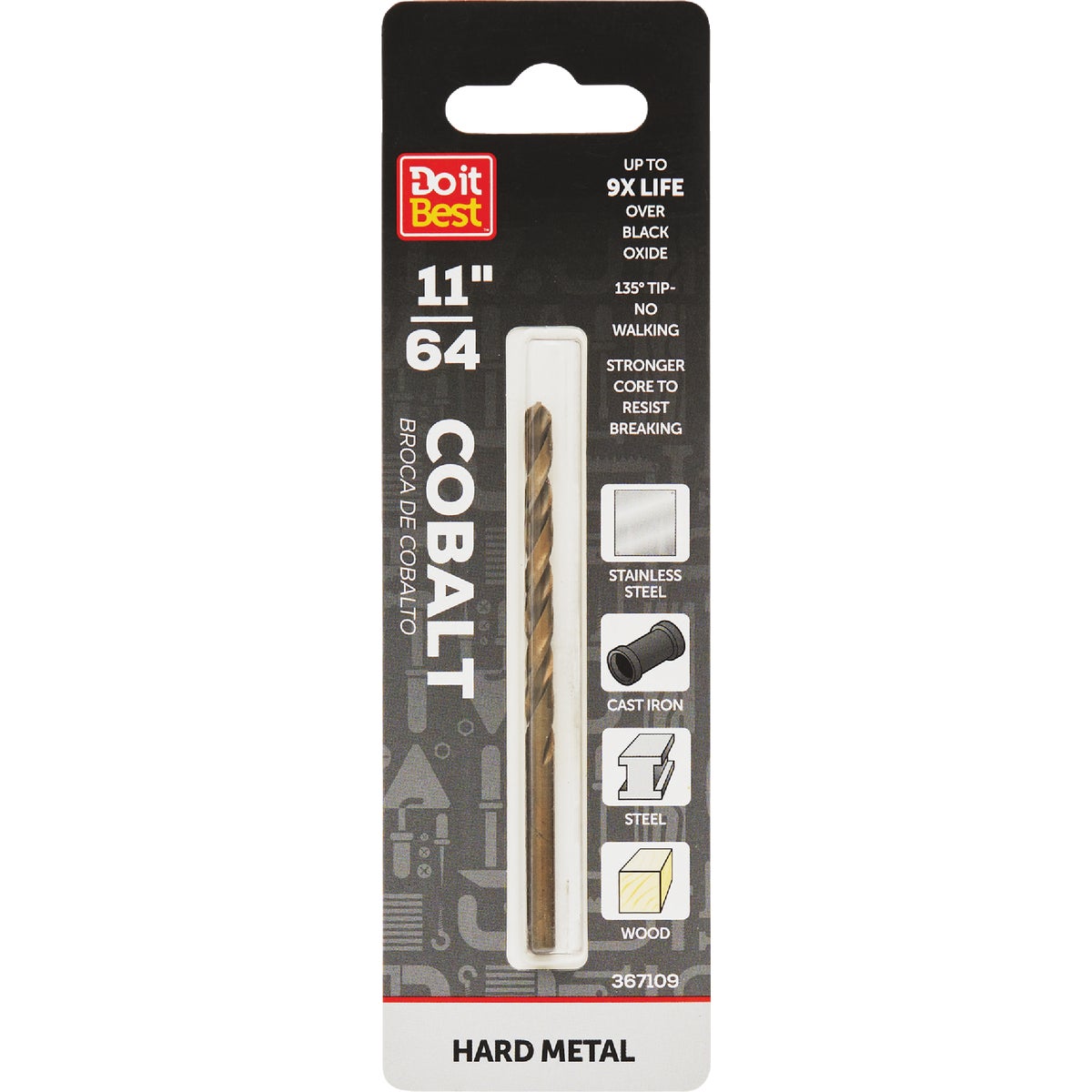 11/64″ COBALT DRILL BIT