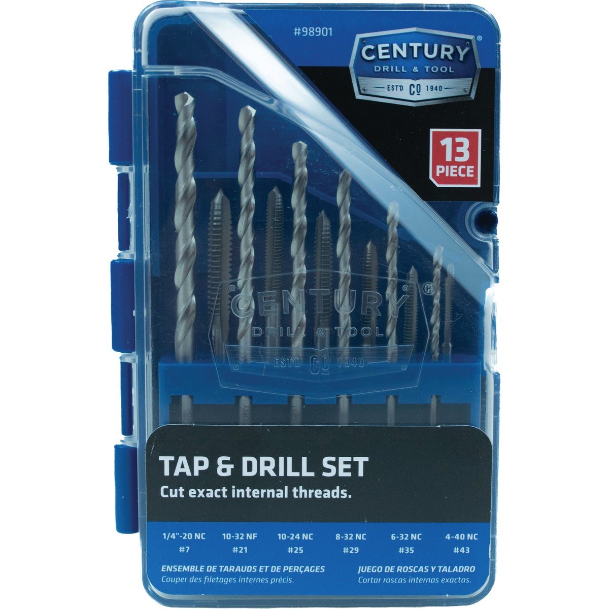 Century Drill & Tool Tap & Die Set (13-Piece)