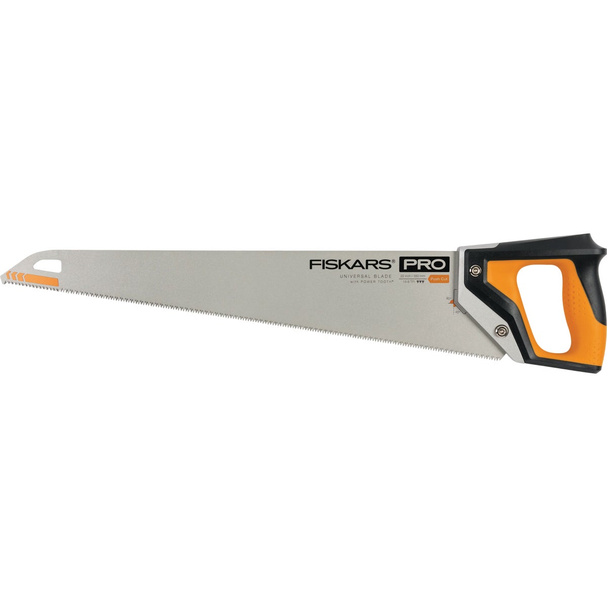 Fiskars Pro POWER TOOTH 22 In. L Blade Metal Handle Hand Saw with Sheath
