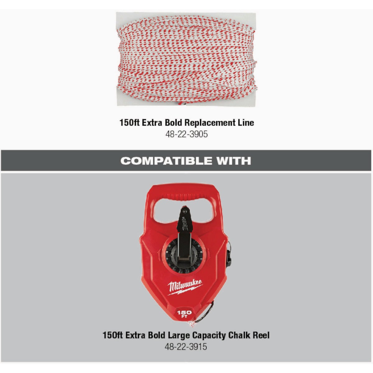 Milwaukee 150 Ft. Braided Extra Bold Chalk Line